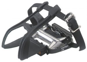 Avenir Ultralight Pedals with Toe Clips and Straps